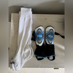 Boy’s shinguards and soccer socks